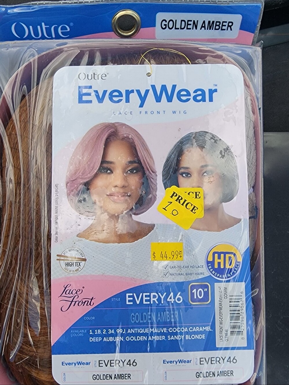 Outre EveryWear EVERY46 Lace Front Wig — Golden Amber (10")